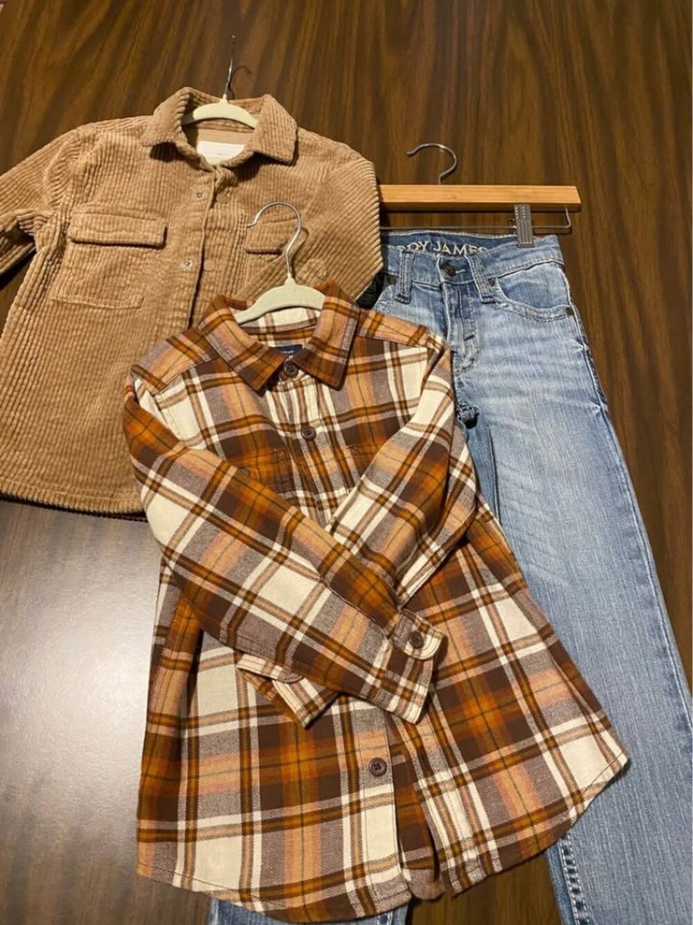 3-Piece Camel and Brown Set